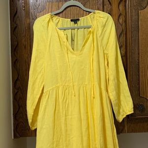 NWT Maxi J.Crew Dress Yellow